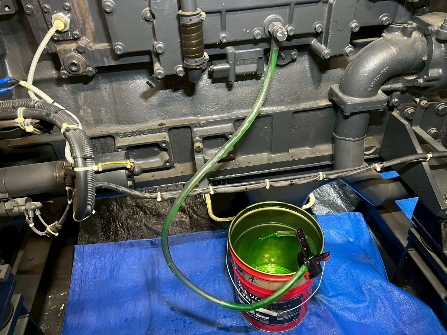 廃水の抜き取り