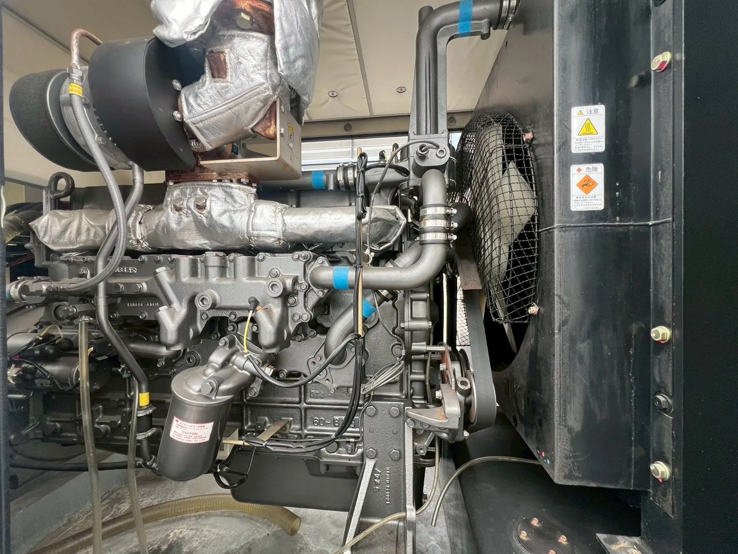 発電機のエンジン部分