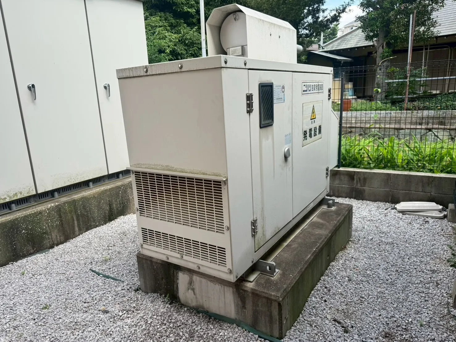 今回負荷試験を実施した発電機